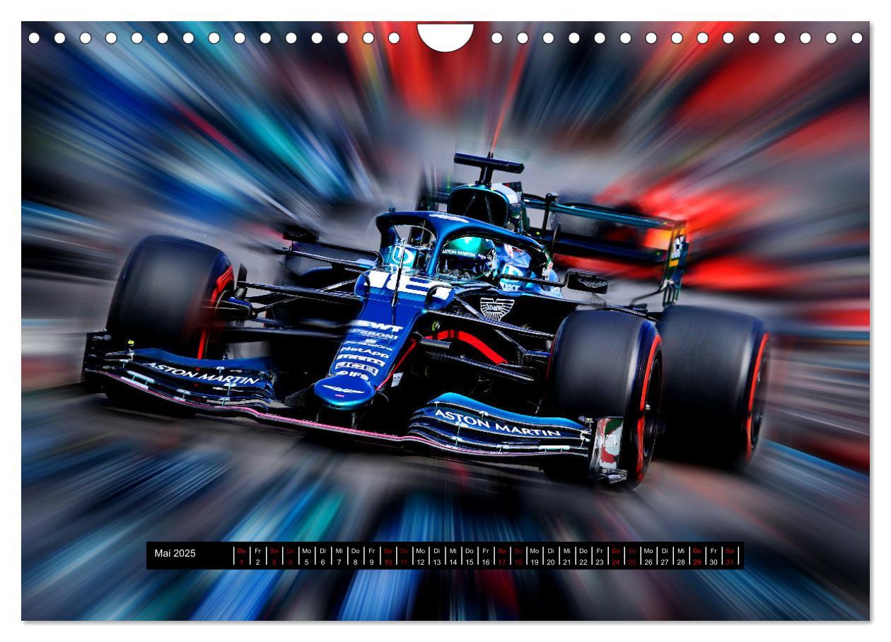 Bild: 9783383997778 | Vollgas in der Formel 1 (Wandkalender 2025 DIN A4 quer), CALVENDO...