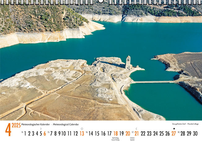 Bild: 9783443011796 | Meteorologischer Kalender 2025 Meteorological Calendar | Gesellschaft