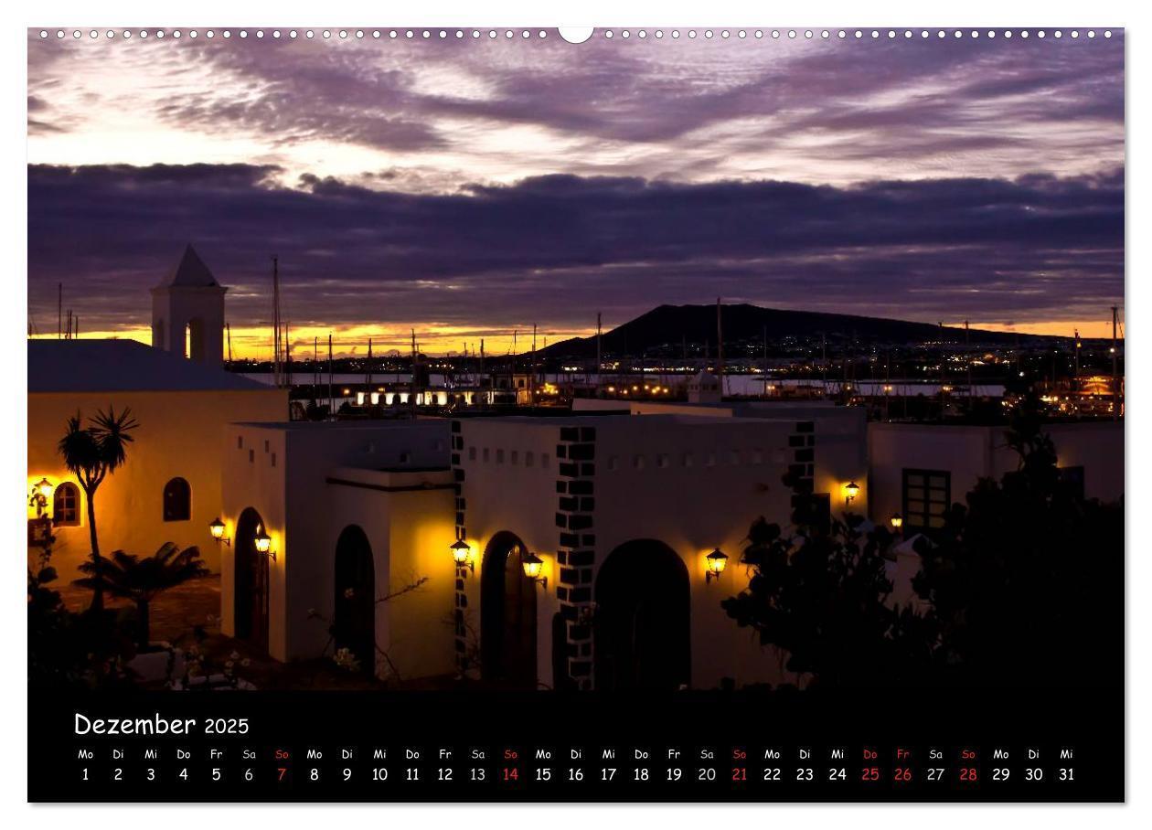 Bild: 9783435799916 | Lanzarote (Wandkalender 2025 DIN A2 quer), CALVENDO Monatskalender