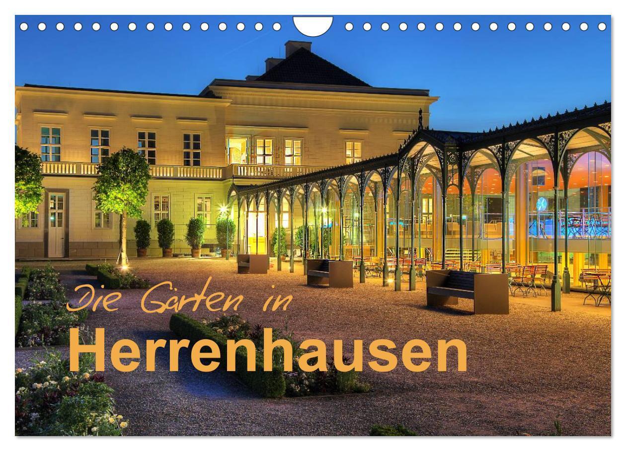 Cover: 9783435640386 | Die Gärten in Herrenhausen (Wandkalender 2025 DIN A4 quer),...