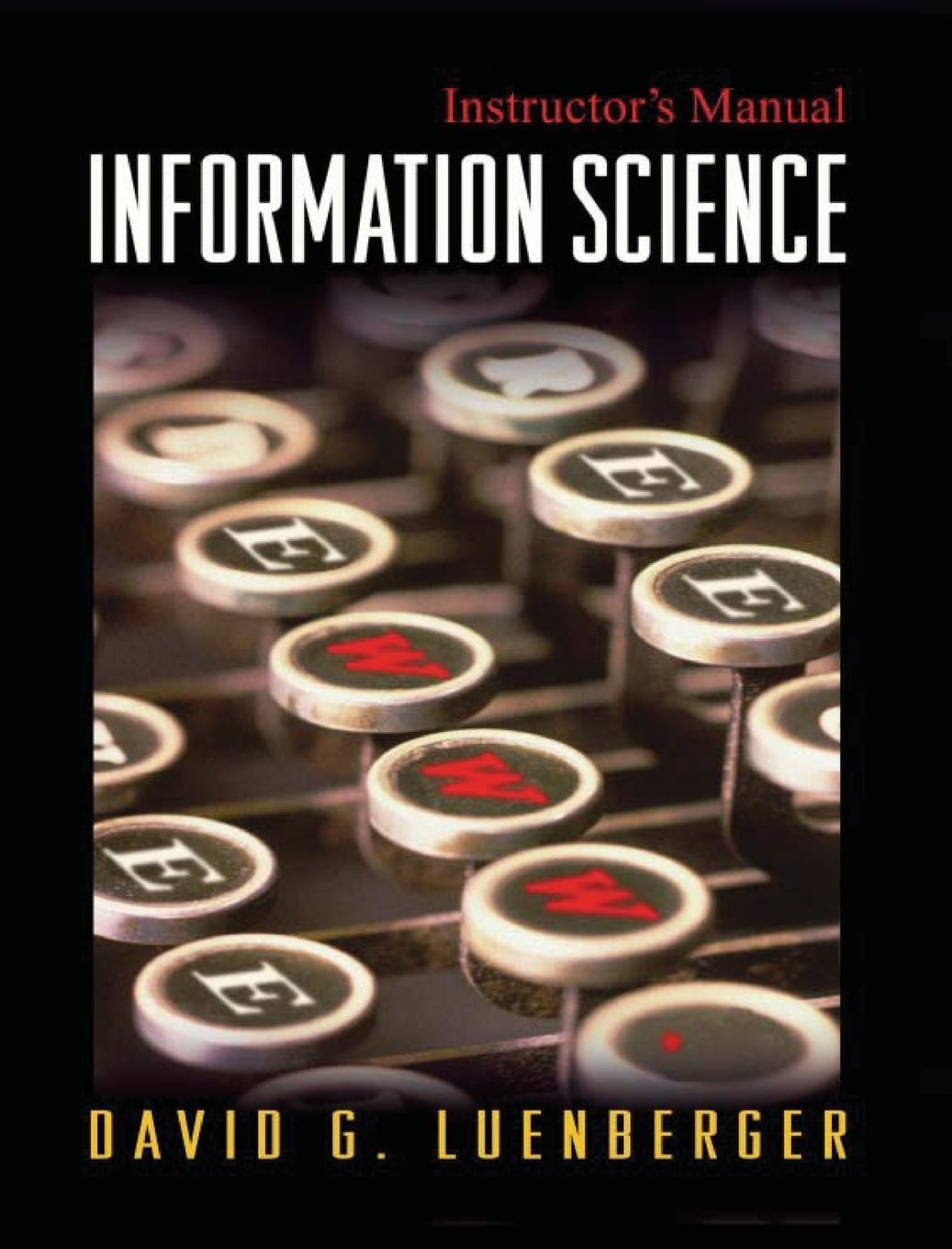 Cover: 9780691124186 | Information Science | David G. Luenberger | Buch | Gebunden | Englisch