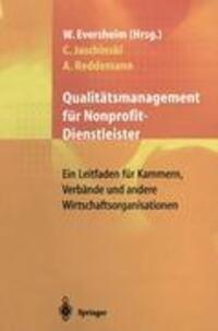 Cover: 9783540620167 | Qualitätsmanagement für Nonprofit-Dienstleister | Jaschinski (u. a.)