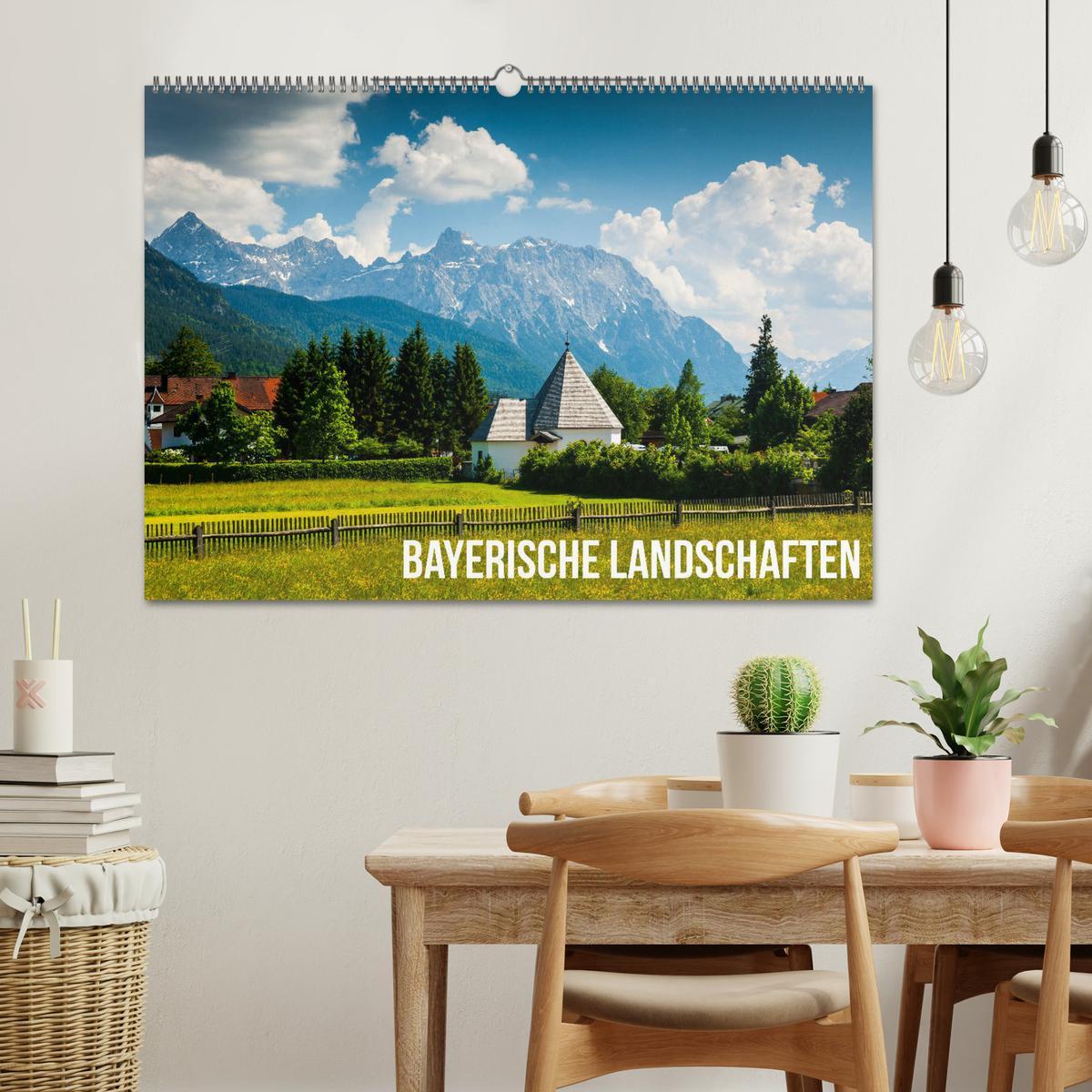 Bild: 9783435455102 | Bayerische Landschaften (Wandkalender 2025 DIN A2 quer), CALVENDO...