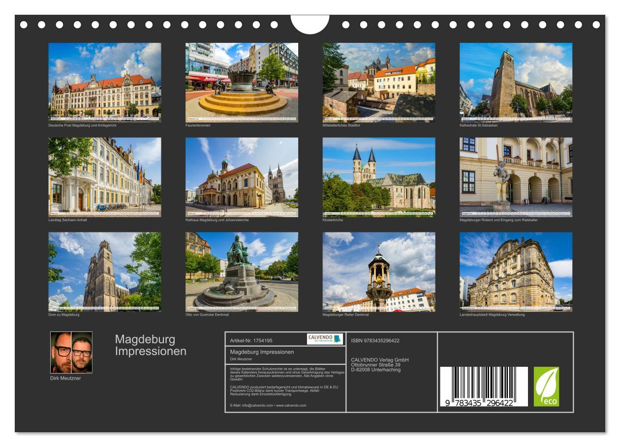 Bild: 9783435296422 | Magdeburg Impressionen (Wandkalender 2025 DIN A4 quer), CALVENDO...