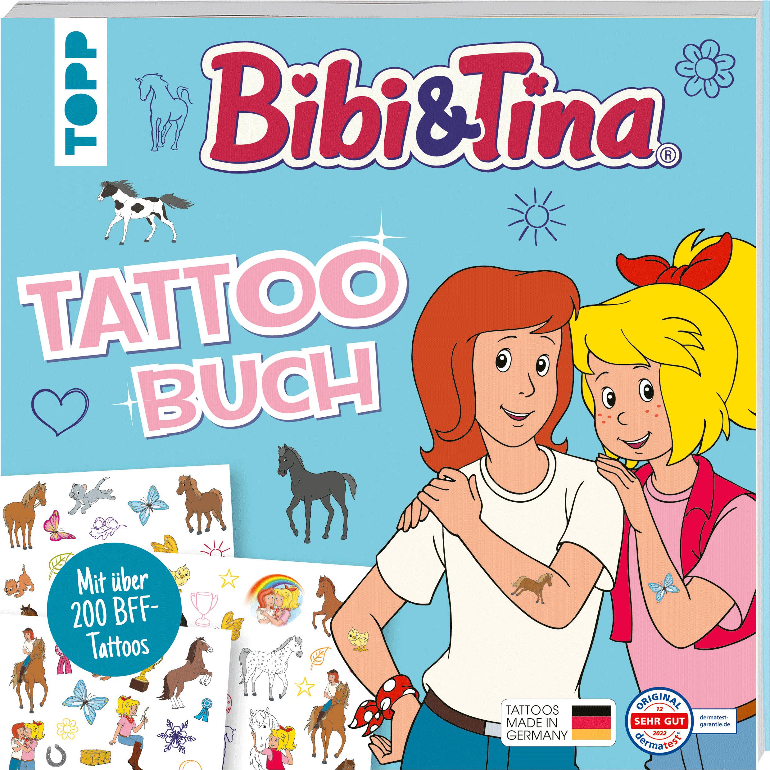 Cover: 9783735892195 | Tattoobuch Bibi &amp; Tina | Mit über 200 BFF-Tattoos | Frechverlag | Buch