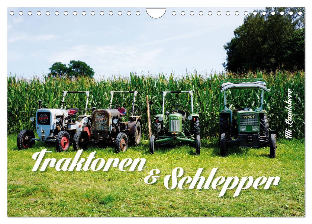 Cover: 9783435362431 | Traktoren und Schlepper (Wandkalender 2025 DIN A4 quer), CALVENDO...