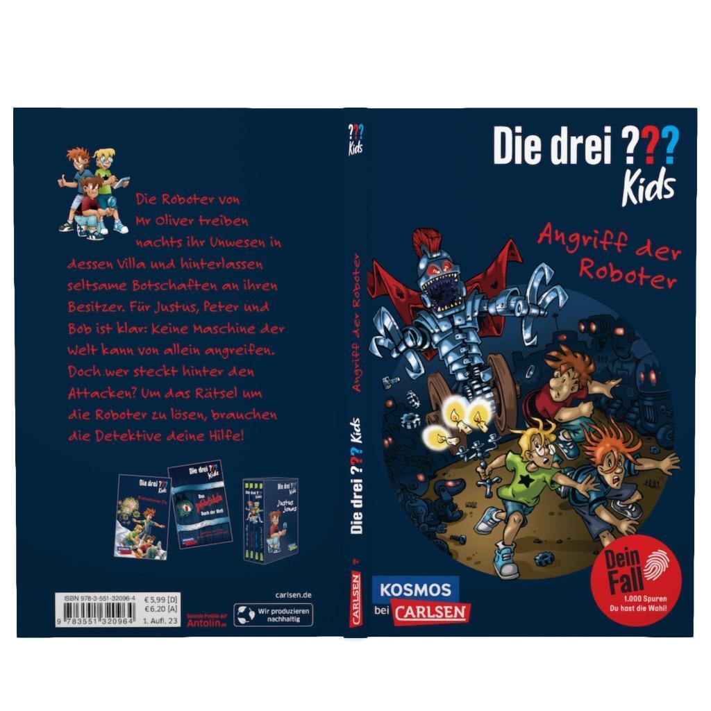 Bild: 9783551320964 | Die drei ??? Kids Dein Fall: Angriff der Roboter | Boris Pfeiffer