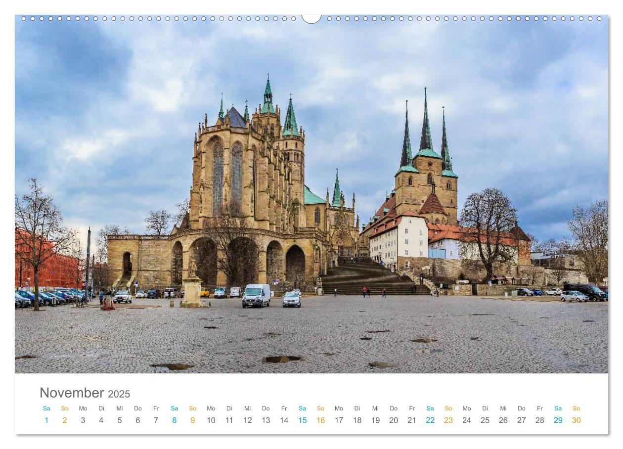 Bild: 9783435320707 | Erfurt - Stadt der Türme (Wandkalender 2025 DIN A2 quer), CALVENDO...