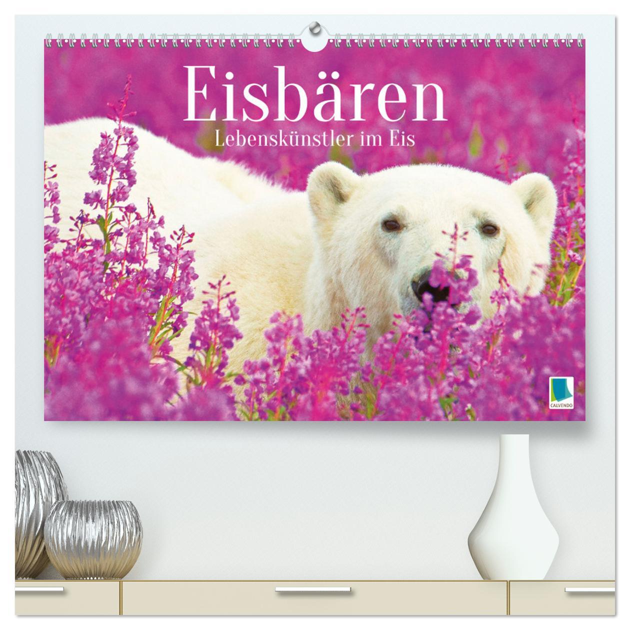 Cover: 9783457140536 | Eisbären: Lebenskünstler im Eis (hochwertiger Premium Wandkalender...