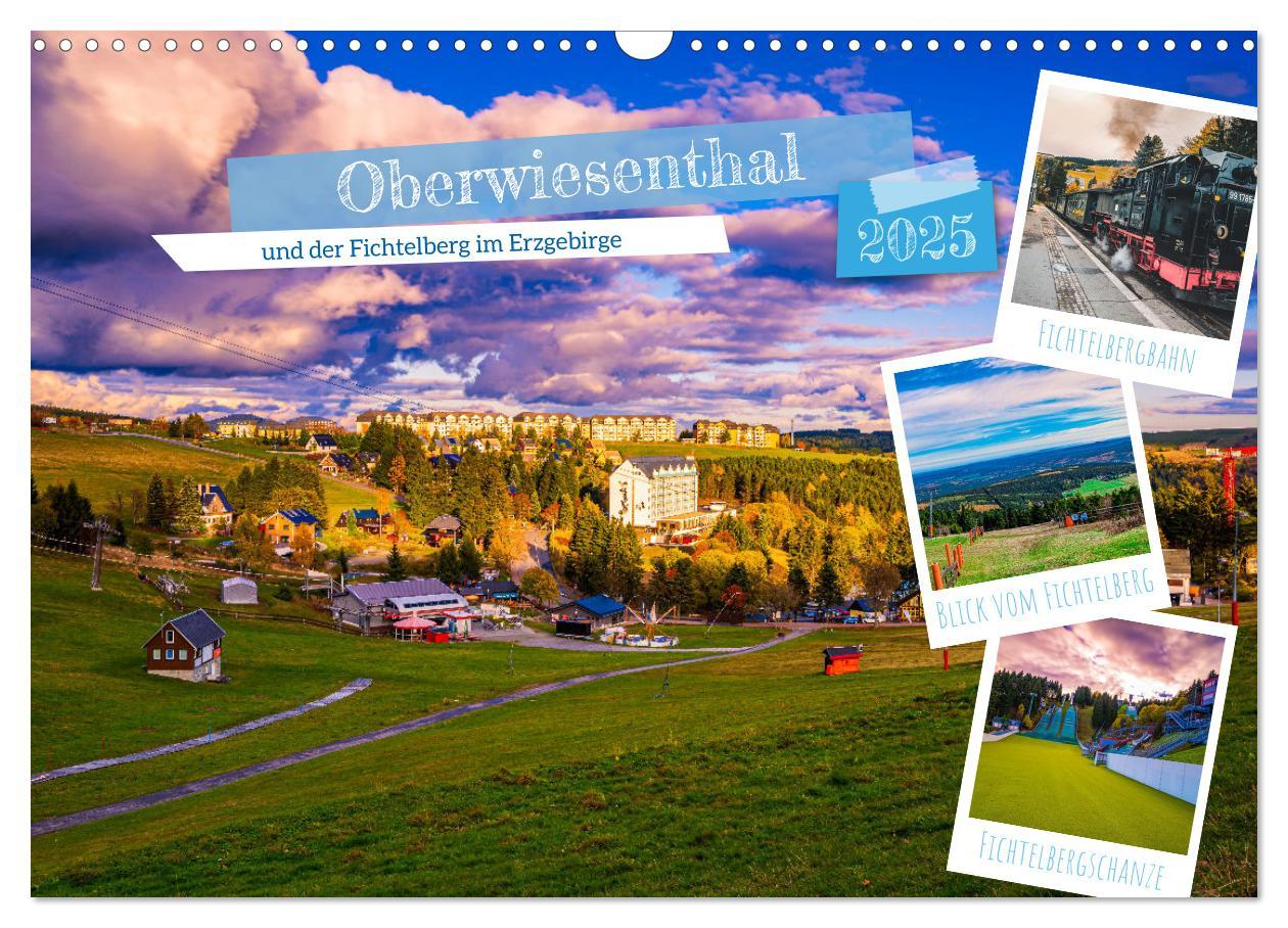 Cover: 9783435014255 | Oberwiesenthal und der Fichtelberg im Erzgebirge (Wandkalender 2025...