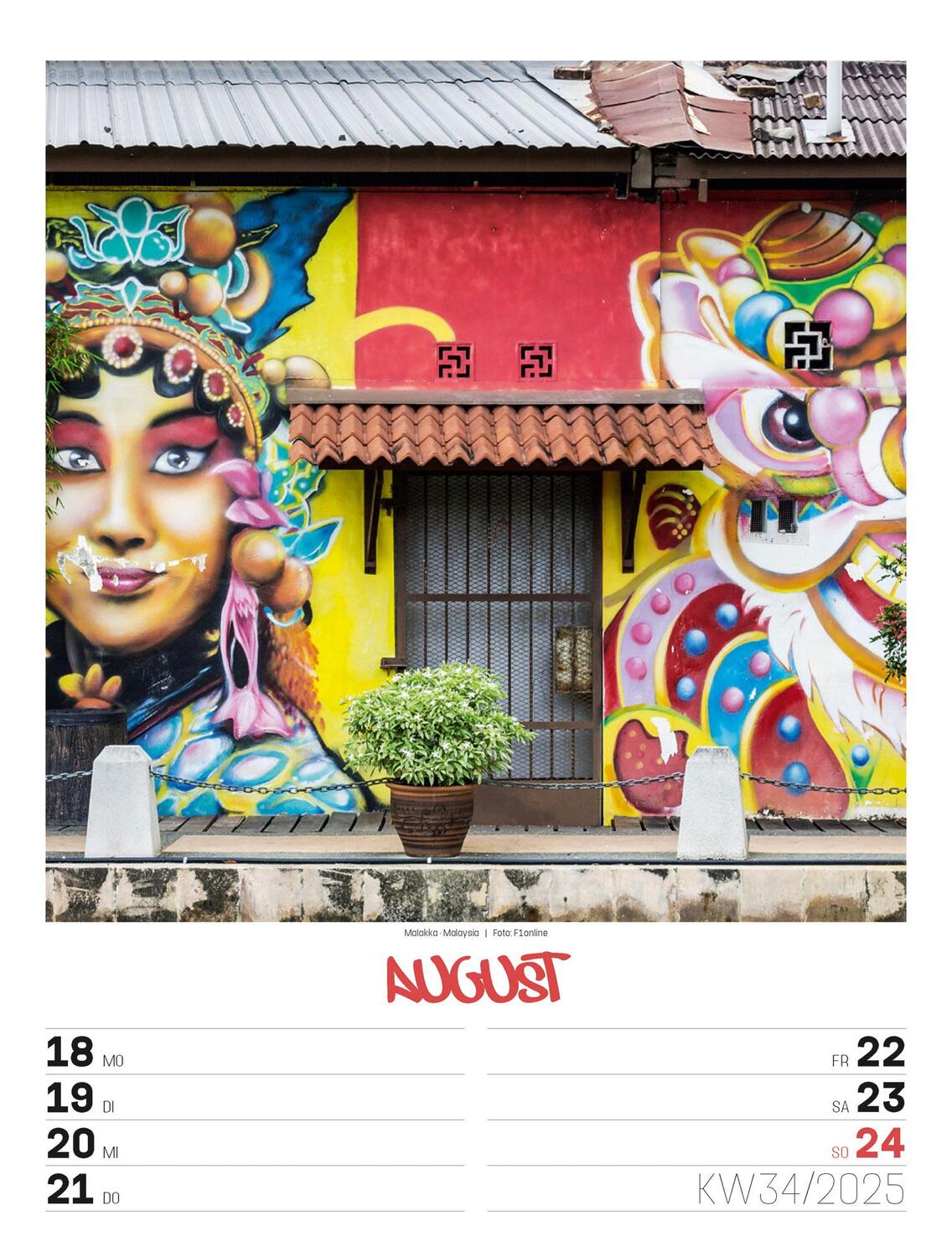 Bild: 9783838435299 | Street Art - Graffiti - Wochenplaner Kalender 2025 | Kunstverlag