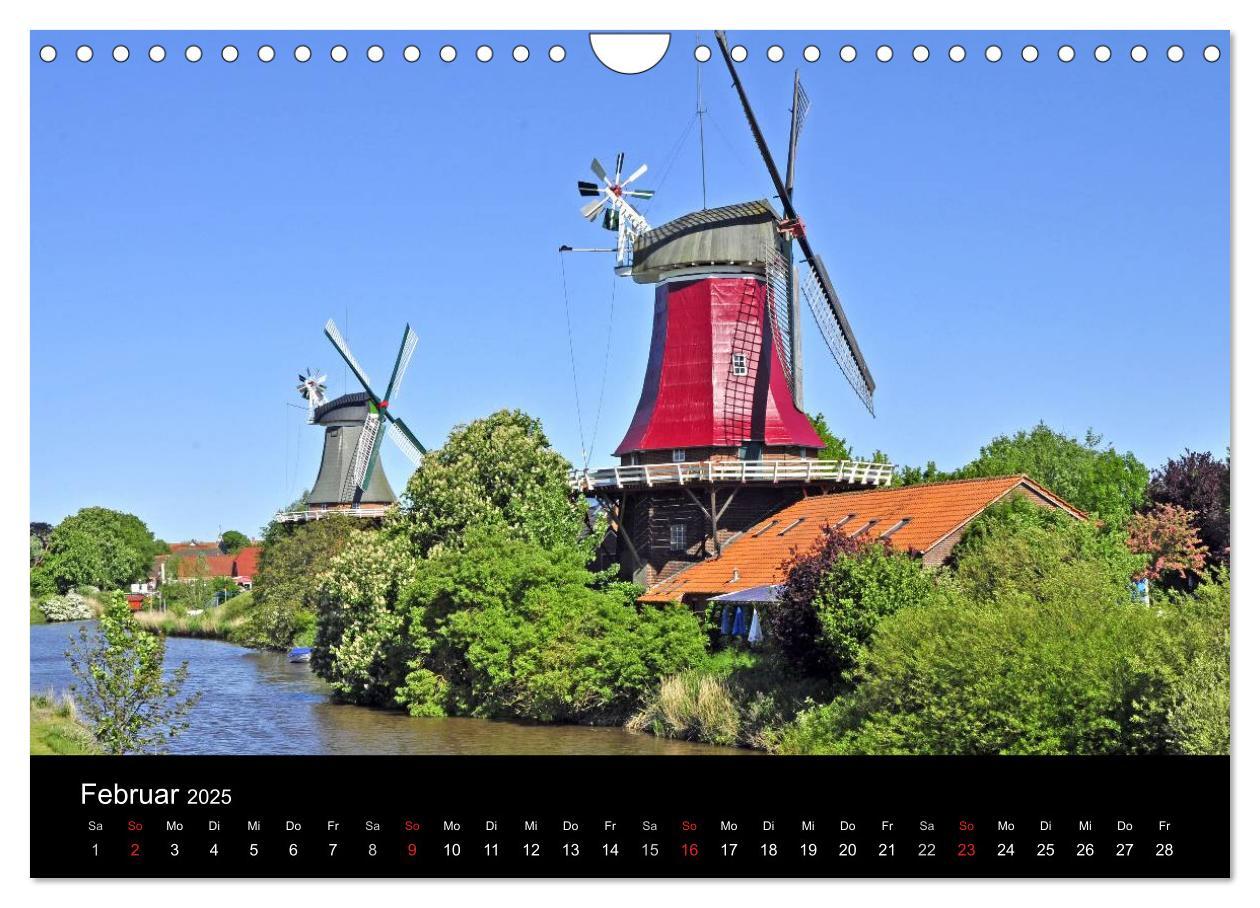 Bild: 9783435822690 | Ostfriesland (Wandkalender 2025 DIN A4 quer), CALVENDO Monatskalender