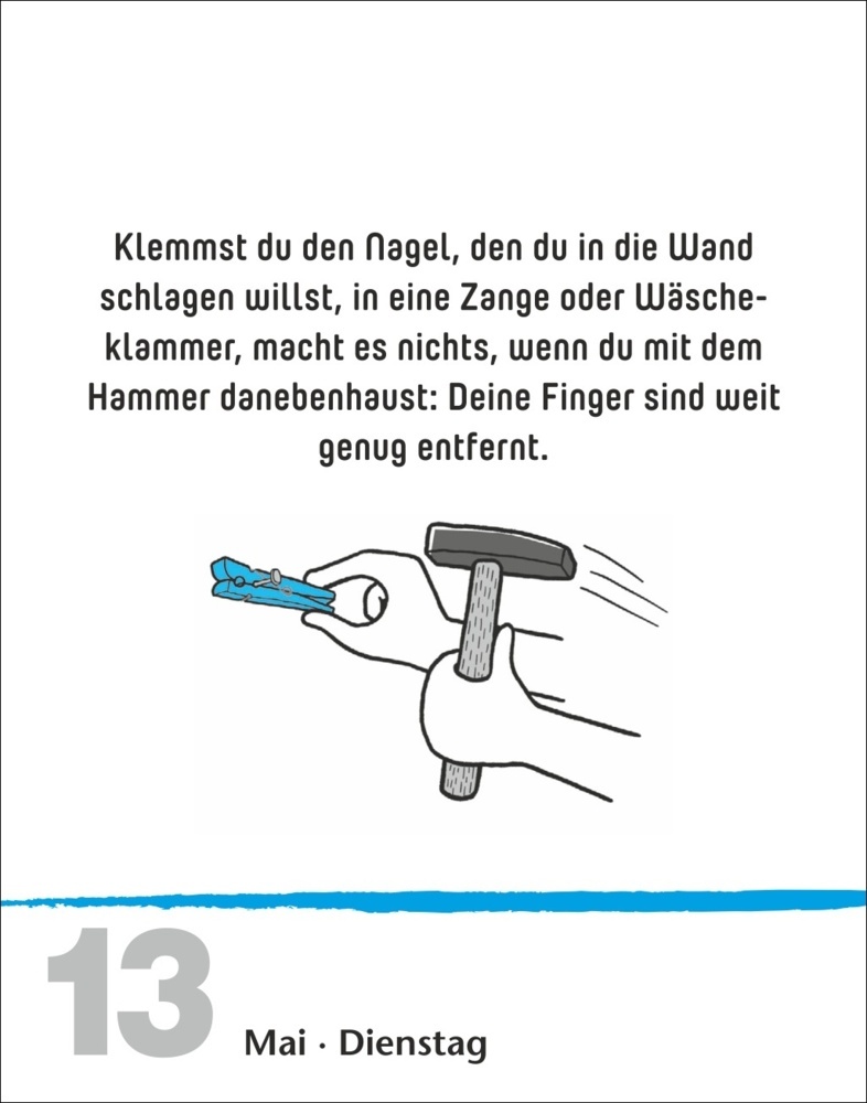 Bild: 9783840034251 | Lifehacks Tagesabreißkalender 2025 - Der hilfreichste Kalender...