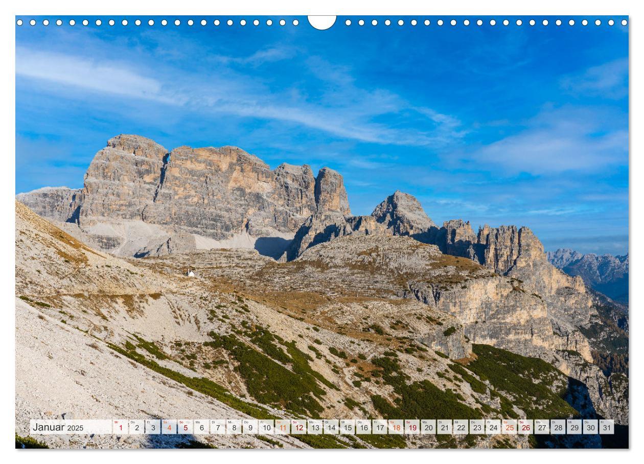 Bild: 9783383997631 | Bergwanderung Dolomiten rund um die Drei Zinnen (Wandkalender 2025...