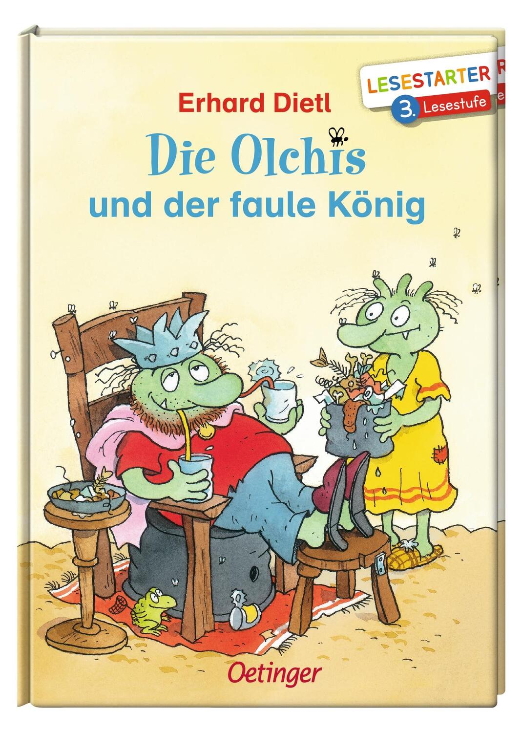 Bild: 9783789121463 | Die Olchis und der faule König | Lesestarter. 3. Lesestufe | Dietl