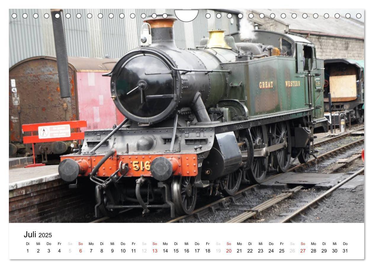 Bild: 9783435668304 | Nostalgische Eisenbahnen Englands (Wandkalender 2025 DIN A4 quer),...