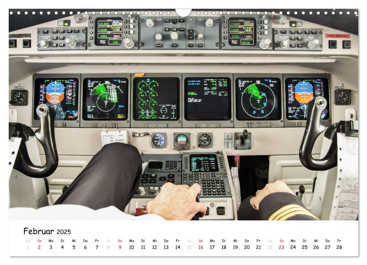 Bild: 9783435467624 | Flight deck - das beste Büro (Wandkalender 2025 DIN A3 quer),...