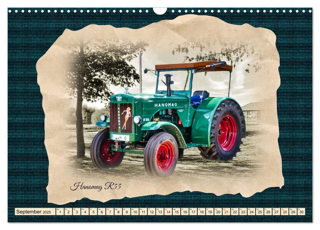 Bild: 9783383863028 | Hanomag Schlepper (Wandkalender 2025 DIN A3 quer), CALVENDO...