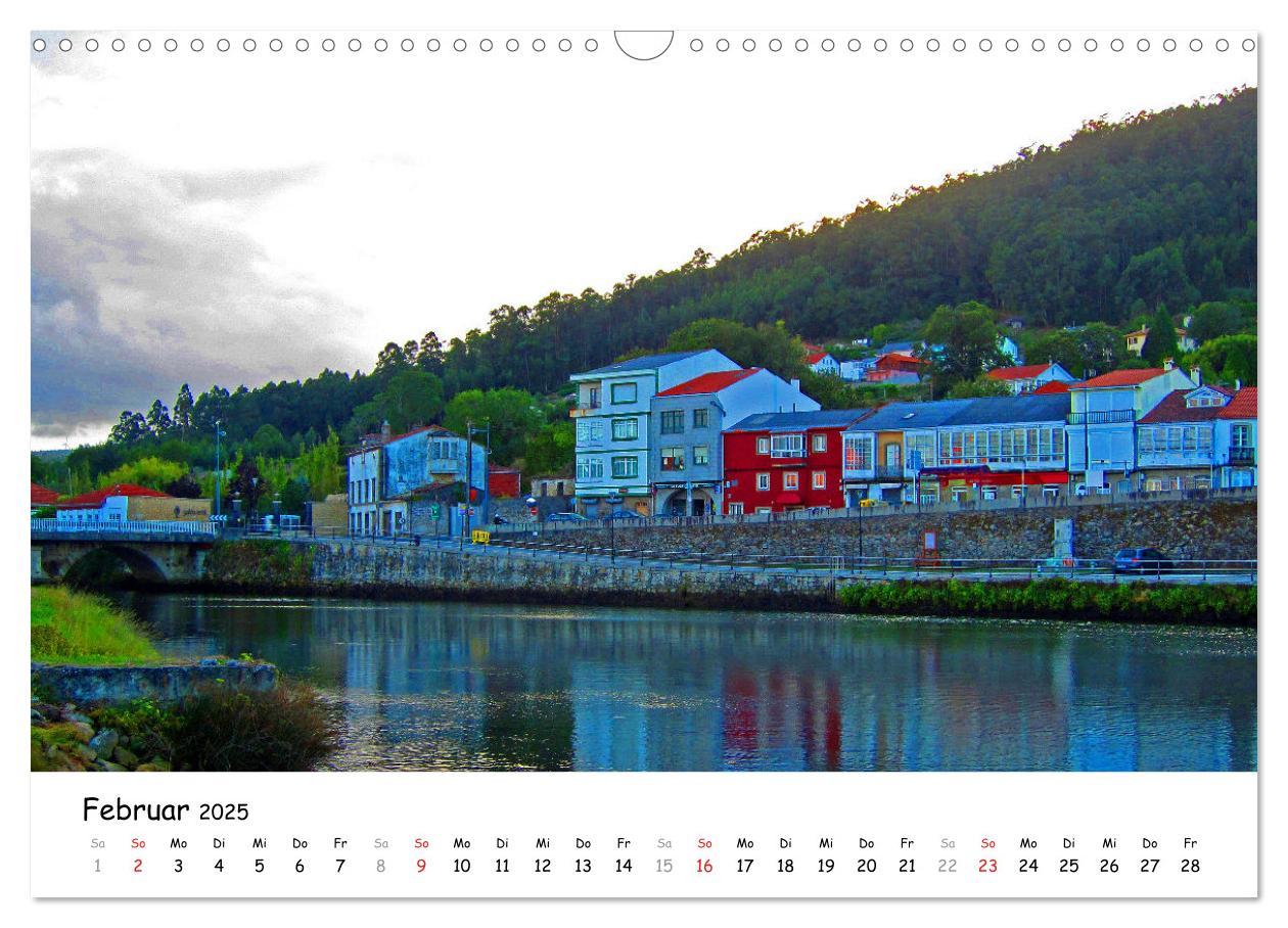 Bild: 9783435193295 | Jakobsweg - Camino Ingles (Wandkalender 2025 DIN A3 quer), CALVENDO...