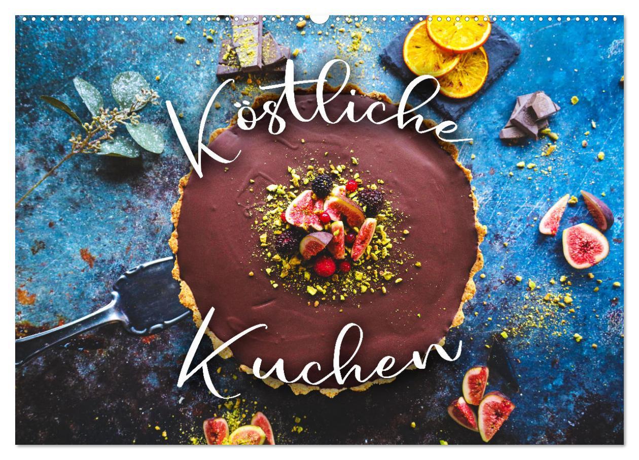 Cover: 9783383927911 | Köstliche Kuchen (Wandkalender 2025 DIN A2 quer), CALVENDO...