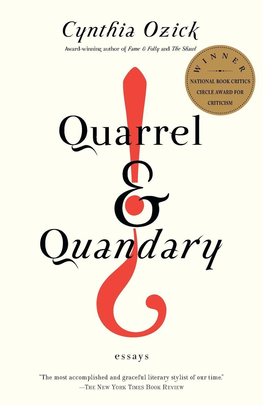 Cover: 9780375724459 | Quarrel &amp; Quandary | Essays | Cynthia Ozick | Taschenbuch | Englisch