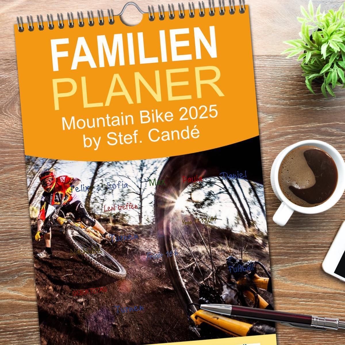 Bild: 9783457122501 | Familienplaner 2025 - Mountain Bike 2025 by Stef. Candé mit 5...