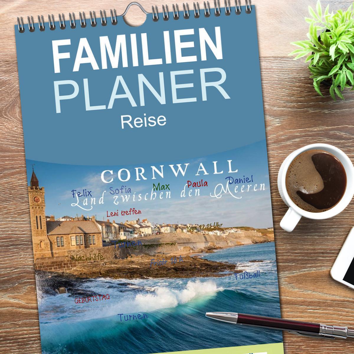 Bild: 9783457113028 | Familienplaner 2025 - Cornwall - Land zwischen den Meeren mit 5...