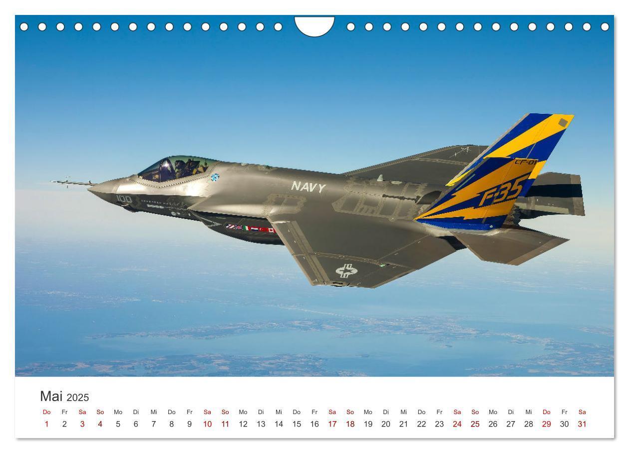 Bild: 9783383918629 | Kampfjets - Düsenjäger-Kalender (Wandkalender 2025 DIN A4 quer),...