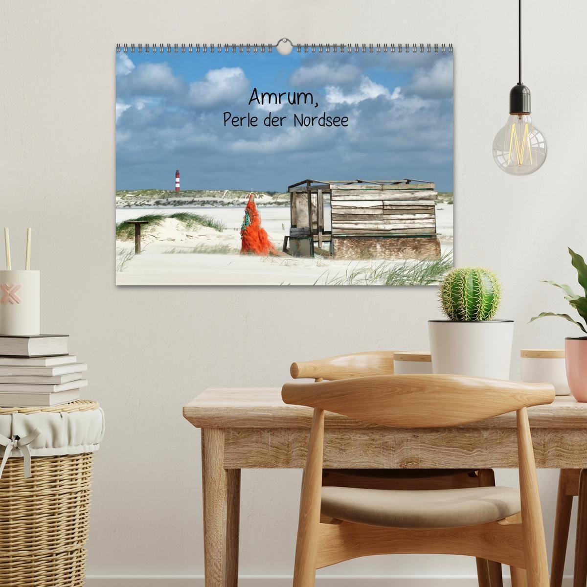 Bild: 9783435588633 | Amrum, Perle der Nordsee (Wandkalender 2025 DIN A3 quer), CALVENDO...