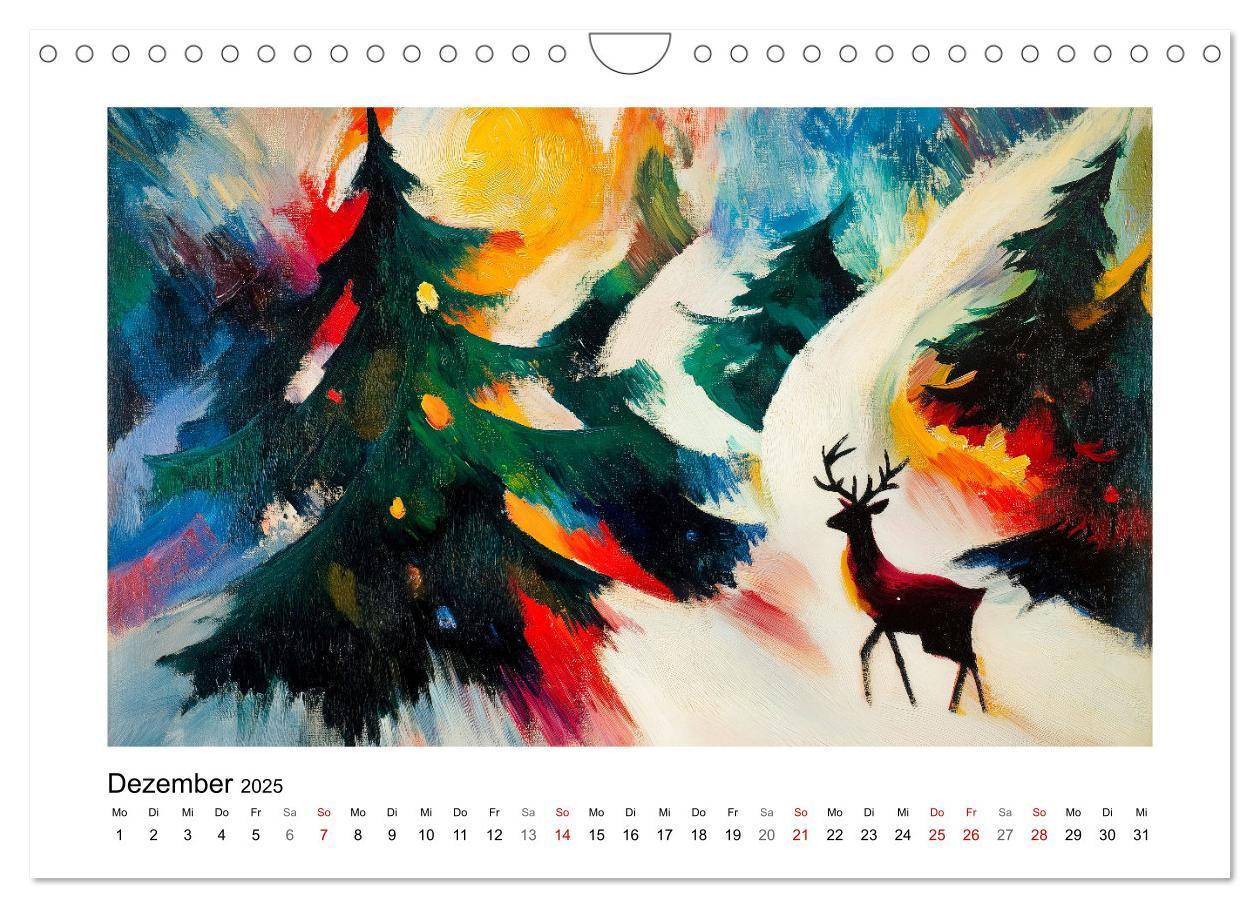 Bild: 9783457238103 | Expressionistisch durchs Jahr (Wandkalender 2025 DIN A4 quer),...