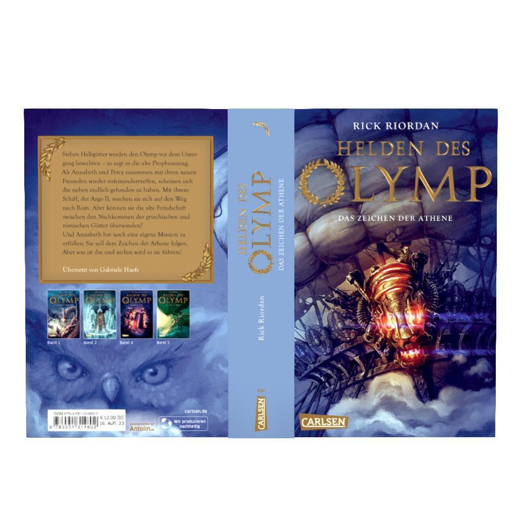 Bild: 9783551314802 | Helden des Olymp 03: Das Zeichen der Athene | Rick Riordan | Buch