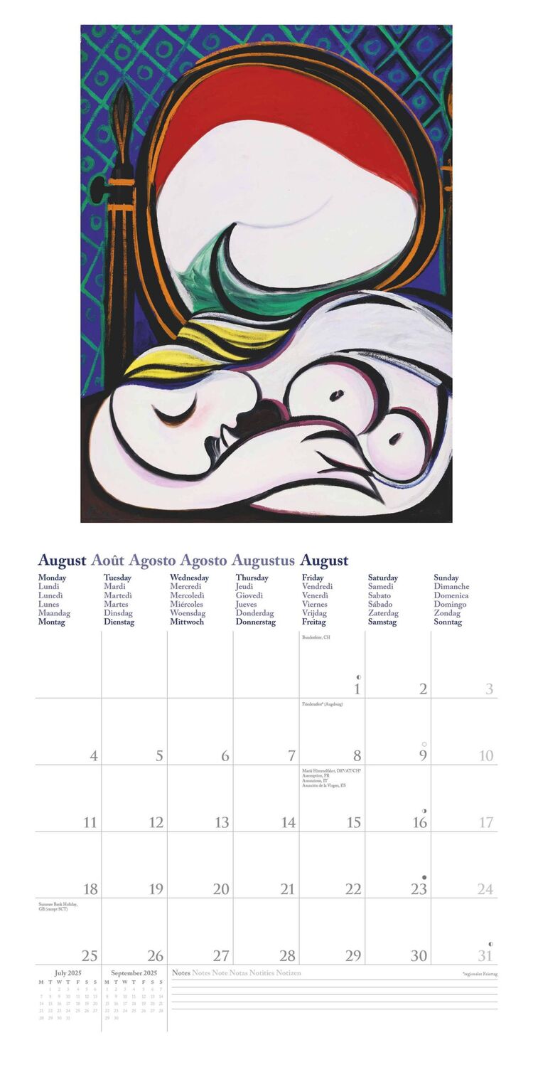 Bild: 4002725994158 | Picasso 2025 - Wand-Kalender - Broschüren-Kalender - 30x30 - 30x60...