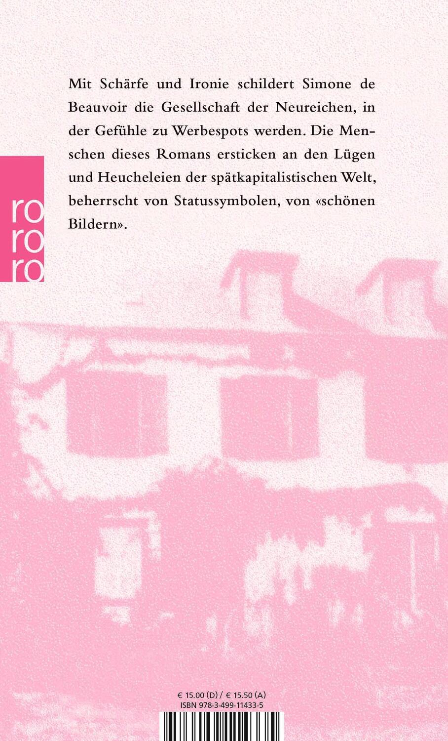 Rückseite: 9783499114335 | Die Welt der schönen Bilder | Simone de Beauvoir | Taschenbuch