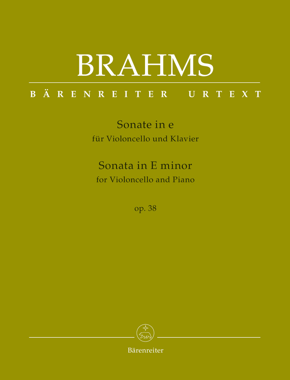 Cover: 9790006544295 | Sonata in E minor for Violoncello and Piano op. 38 | Johannes Brahms