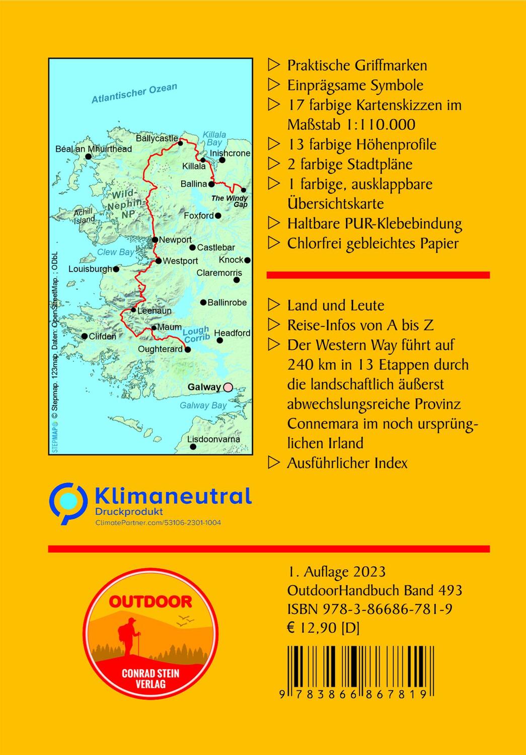 Rückseite: 9783866867819 | Irland: Western Way | Sebastian Steude | Taschenbuch | Deutsch | 2023