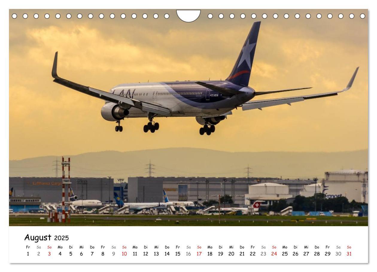 Bild: 9783435778812 | Airliners in Frankfurt (Wandkalender 2025 DIN A4 quer), CALVENDO...