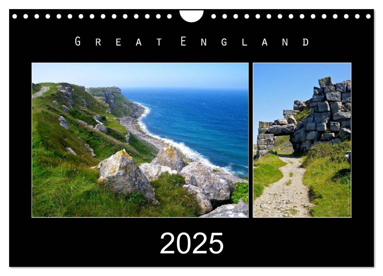 Cover: 9783435818624 | Great England 2025 (Wandkalender 2025 DIN A4 quer), CALVENDO...