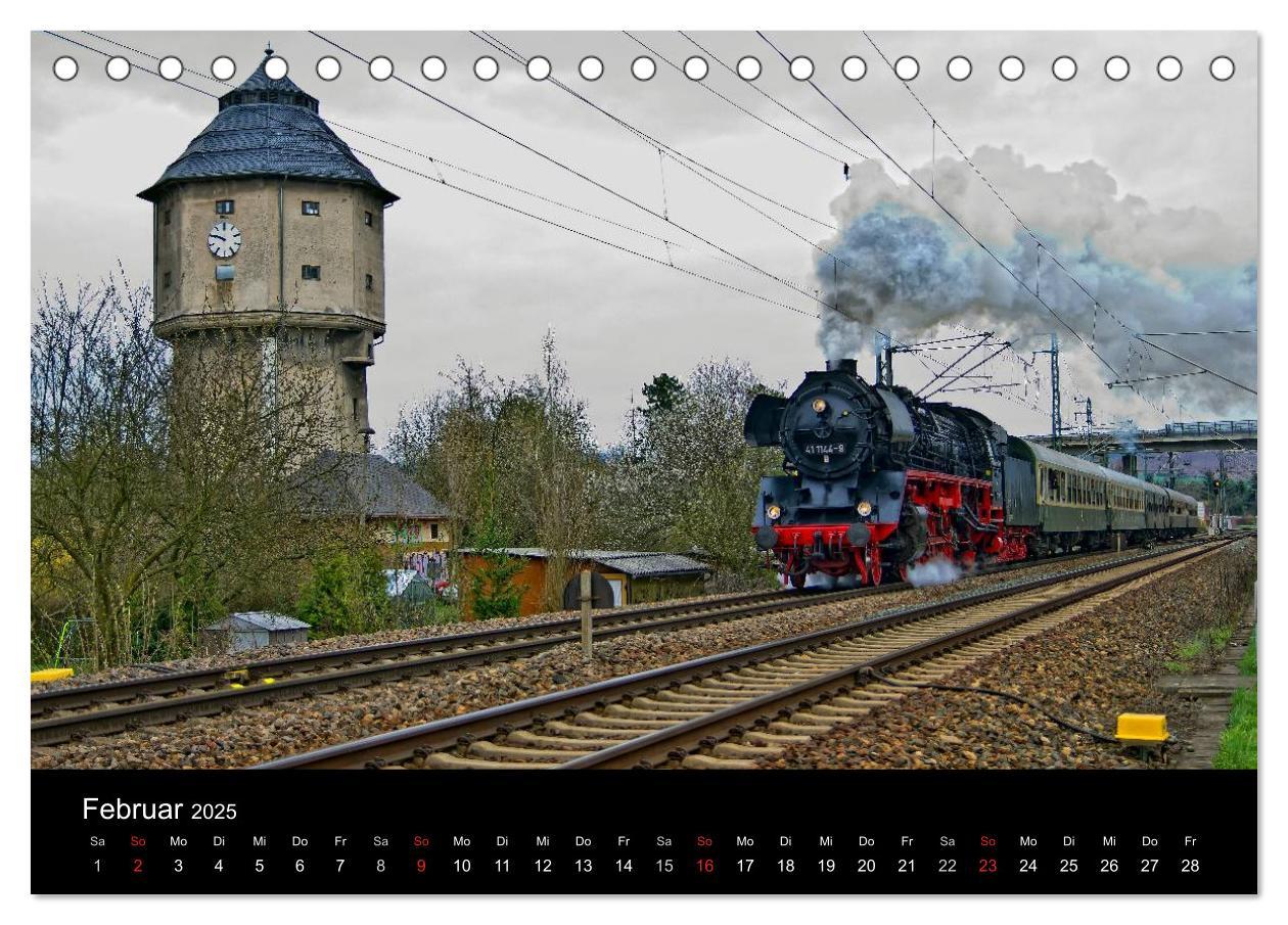 Bild: 9783435766284 | Unterwegs am Bahndamm (Tischkalender 2025 DIN A5 quer), CALVENDO...