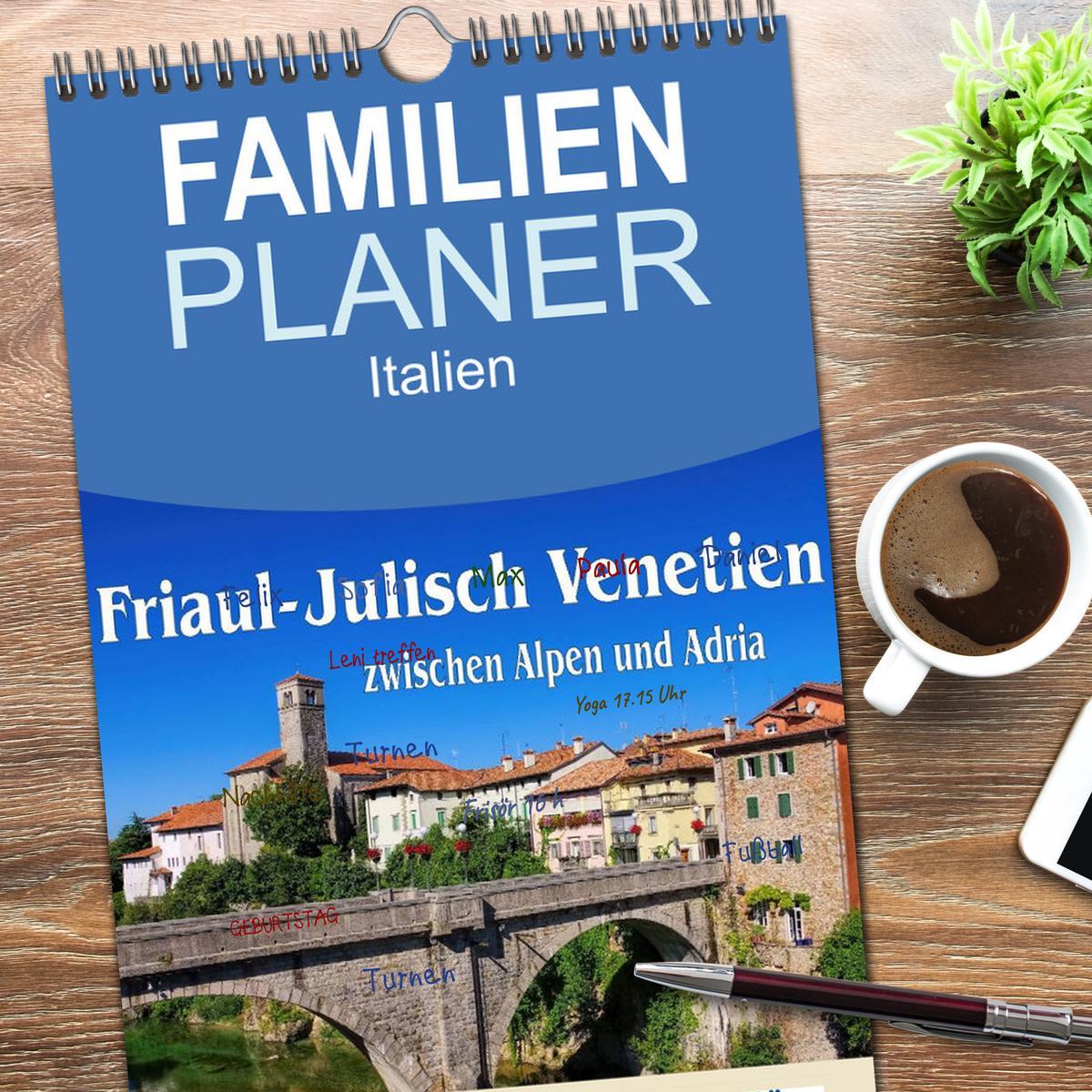 Bild: 9783457105474 | Familienplaner 2025 - Friaul-Julisch Venetien - zwischen Alpen und...