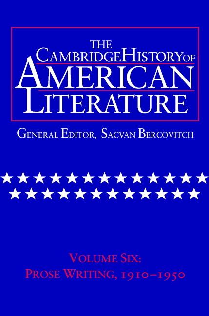 Cover: 9780521497312 | The Cambridge History of American Literature | Sacvan Bercovitch