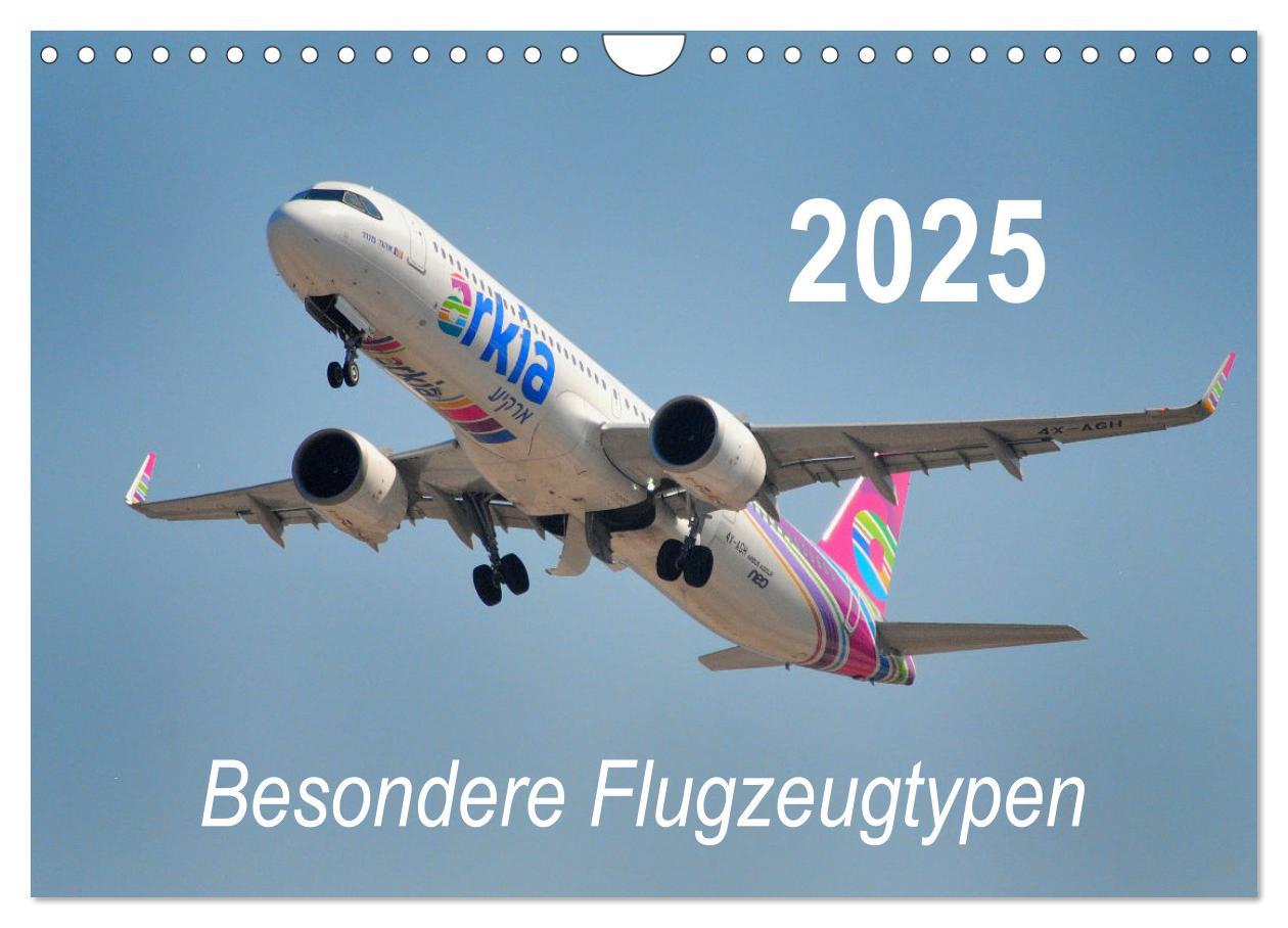 Cover: 9783435101061 | Besondere Flugzeugtypen (Wandkalender 2025 DIN A4 quer), CALVENDO...