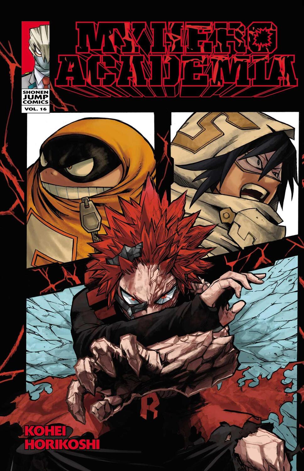 Cover: 9781974702558 | My Hero Academia, Vol. 16 | Red Riot | Kohei Horikoshi | Taschenbuch