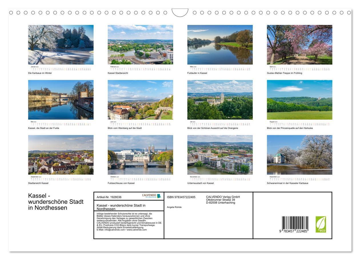 Bild: 9783457222485 | Kassel - wunderschöne Stadt in Nordhessen (Wandkalender 2025 DIN A3...