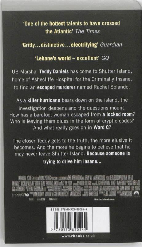 Rückseite: 9780553820249 | Shutter Island. Film Tie-In | Dennis Lehane | Taschenbuch | 414 S.