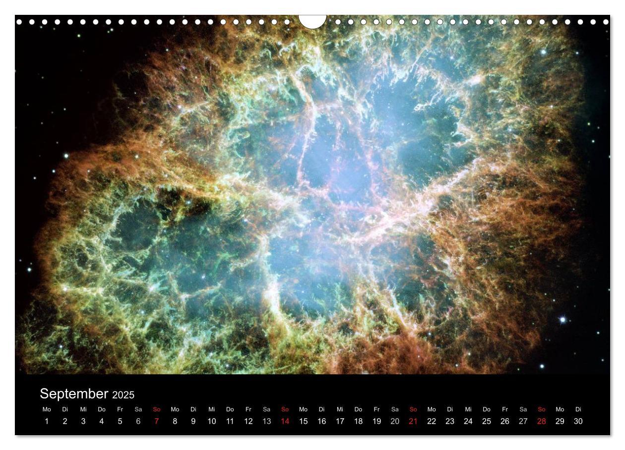 Bild: 9783435485970 | Der Weltraum. Spektakuläre Gasnebel und Galaxien (Wandkalender 2025...