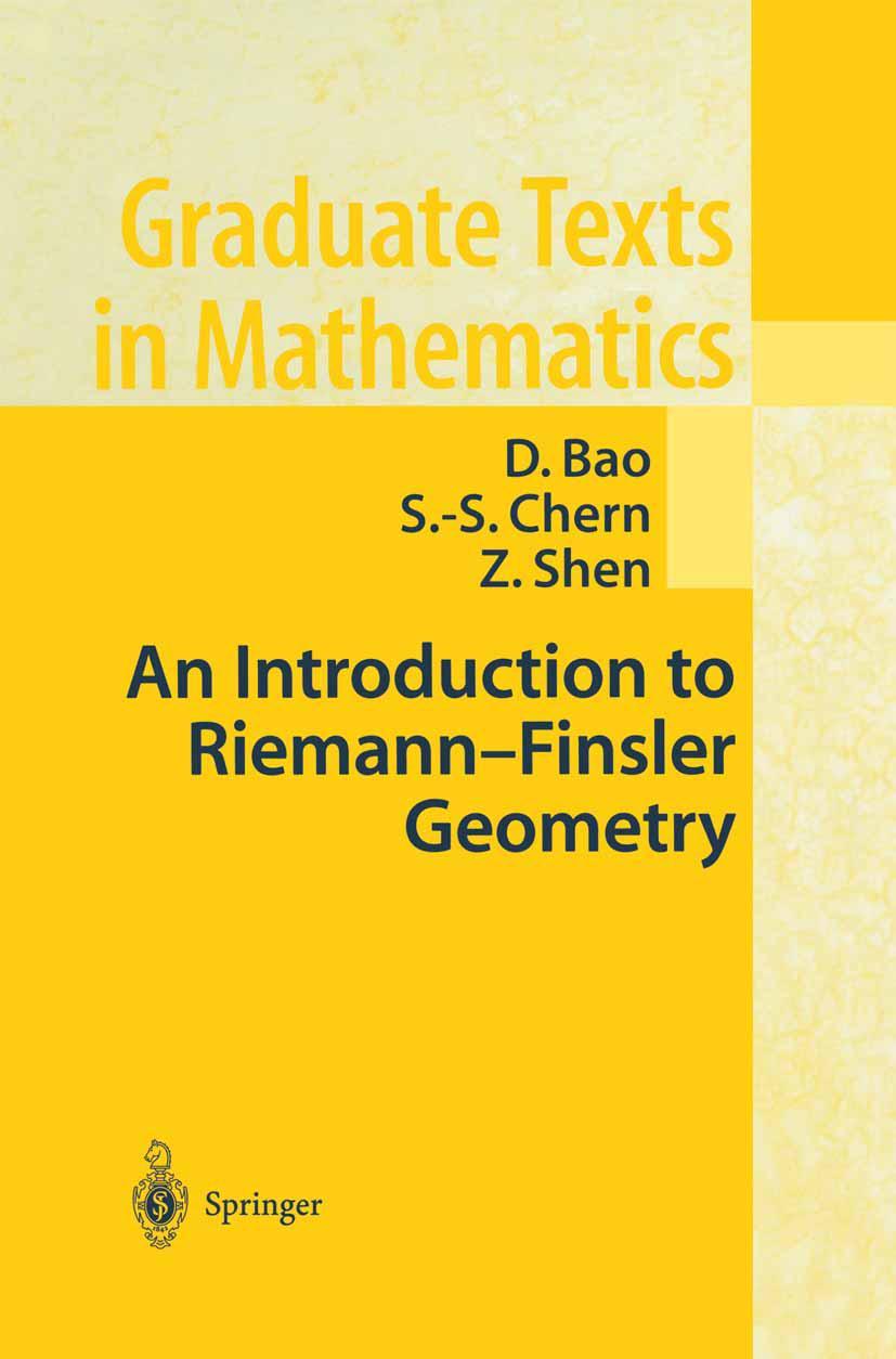 Cover: 9781461270706 | An Introduction to Riemann-Finsler Geometry | D. Bao (u. a.) | Buch