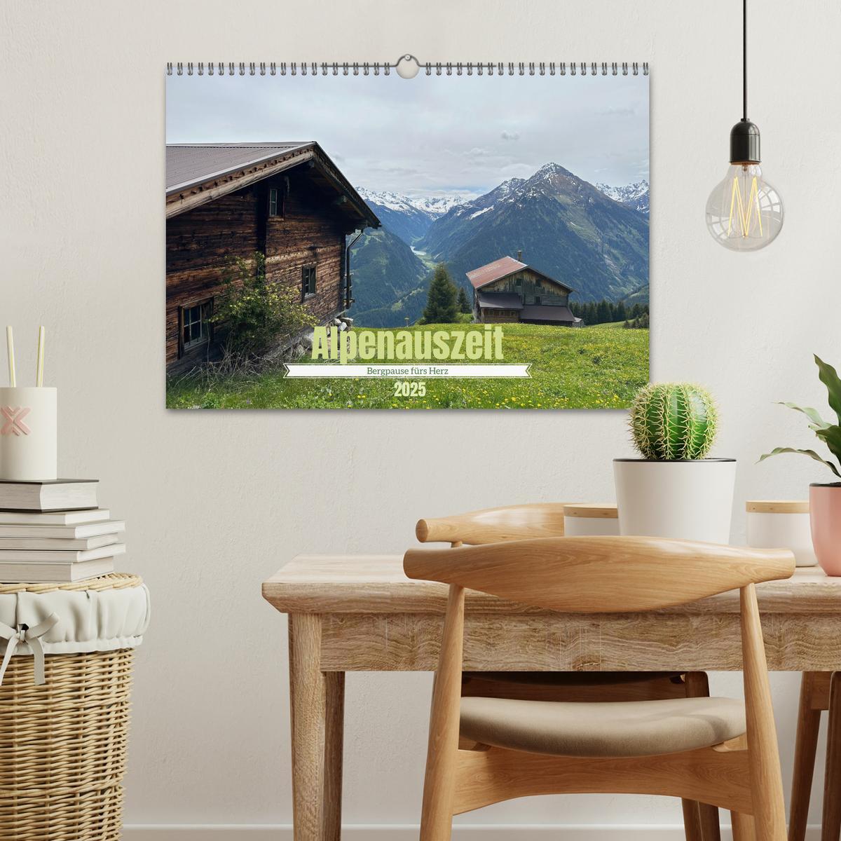 Bild: 9783457238691 | Alpenauszeit - Bergpause fürs Herz (Wandkalender 2025 DIN A3 quer),...