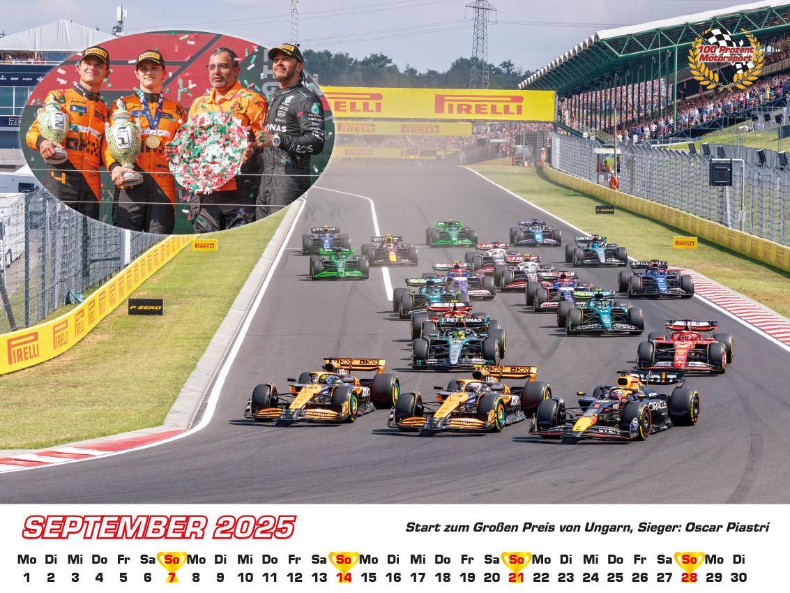 Bild: 9783948794675 | Formel 1 World Championship Kalender 2025 | Frank Pommer | Kalender