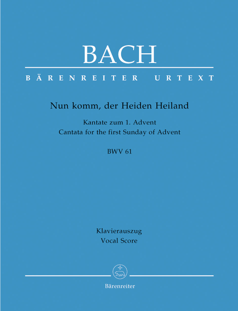 Cover: 9790006490318 | Cantata BWV 61 Nun Komm | Cantata for the First Sunday of Advent