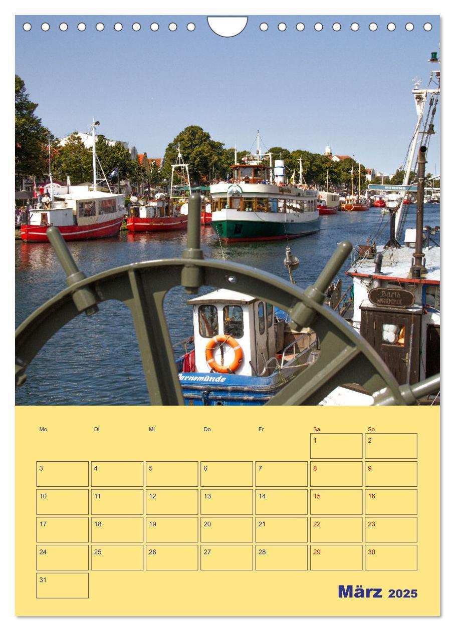 Bild: 9783435881901 | Sehnsuchtsort Warnemünde (Wandkalender 2025 DIN A4 hoch), CALVENDO...